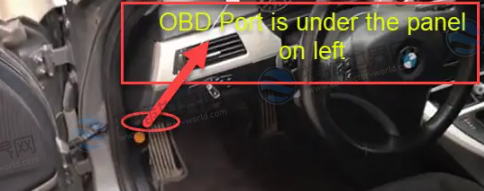 汽车OBD端口位置