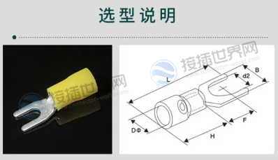 叉形冷压端子数字代表什么意思？