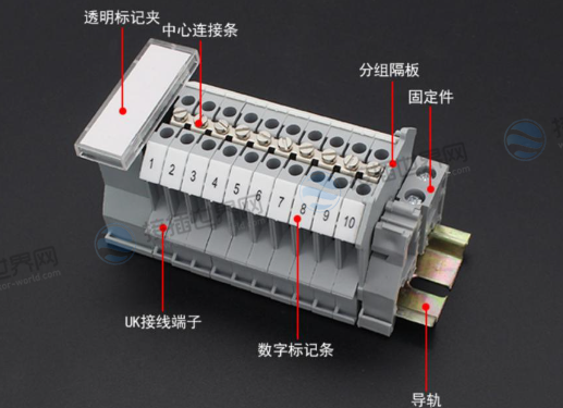 UK2.5B接线端子接线