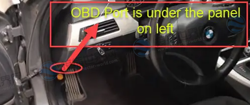 汽车OBD端口位置