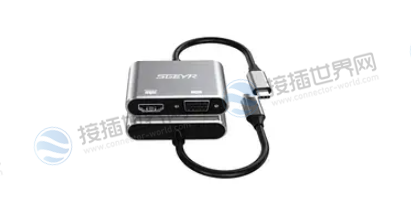 SGEYR USB C转HDMI VGA适配器