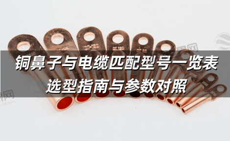 铜鼻子与电缆匹配型号一览表 选型指南与参数对照