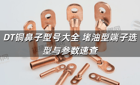 DT铜鼻子型号大全 堵油型端子选型与参数速查