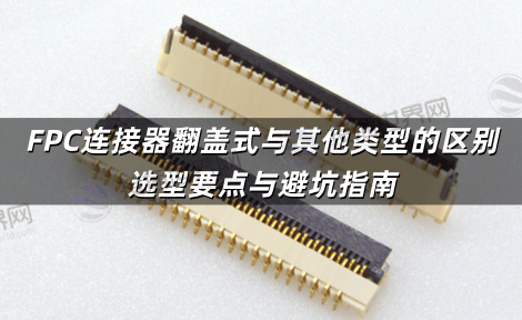 FPC连接器翻盖式与其他类型的区别 选型要点与避坑指南