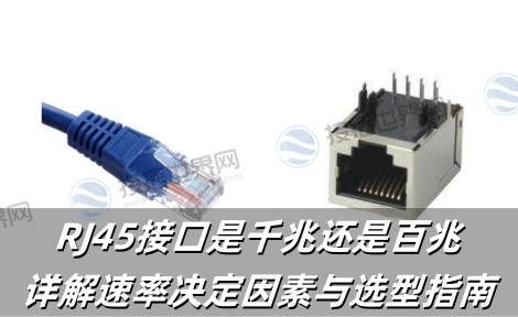 RJ45接口是千兆还是百兆?详解速率决定因素与选型指南