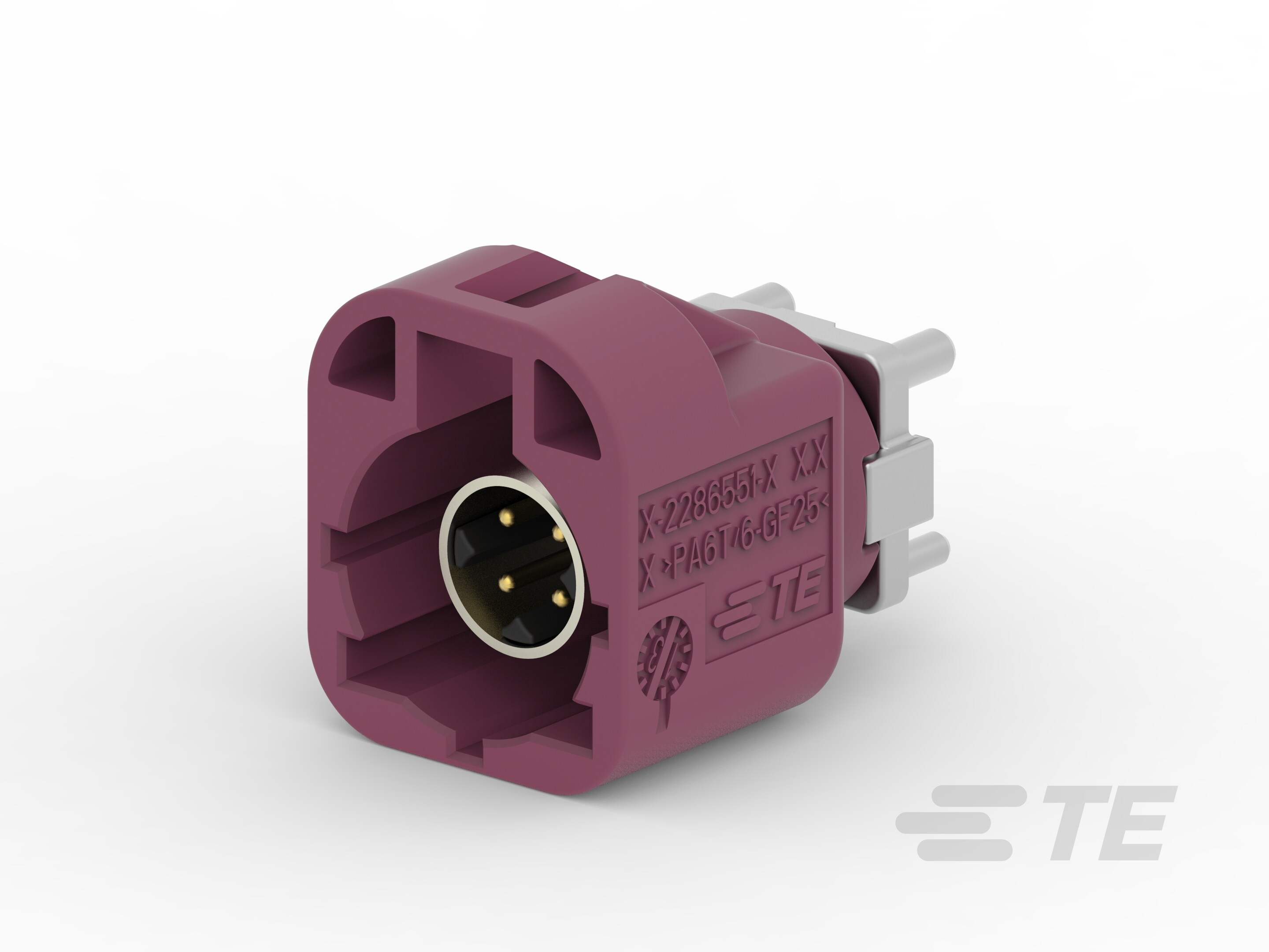 泰科TE 2286547-4 板对板连接器 4位高频屏蔽 现货