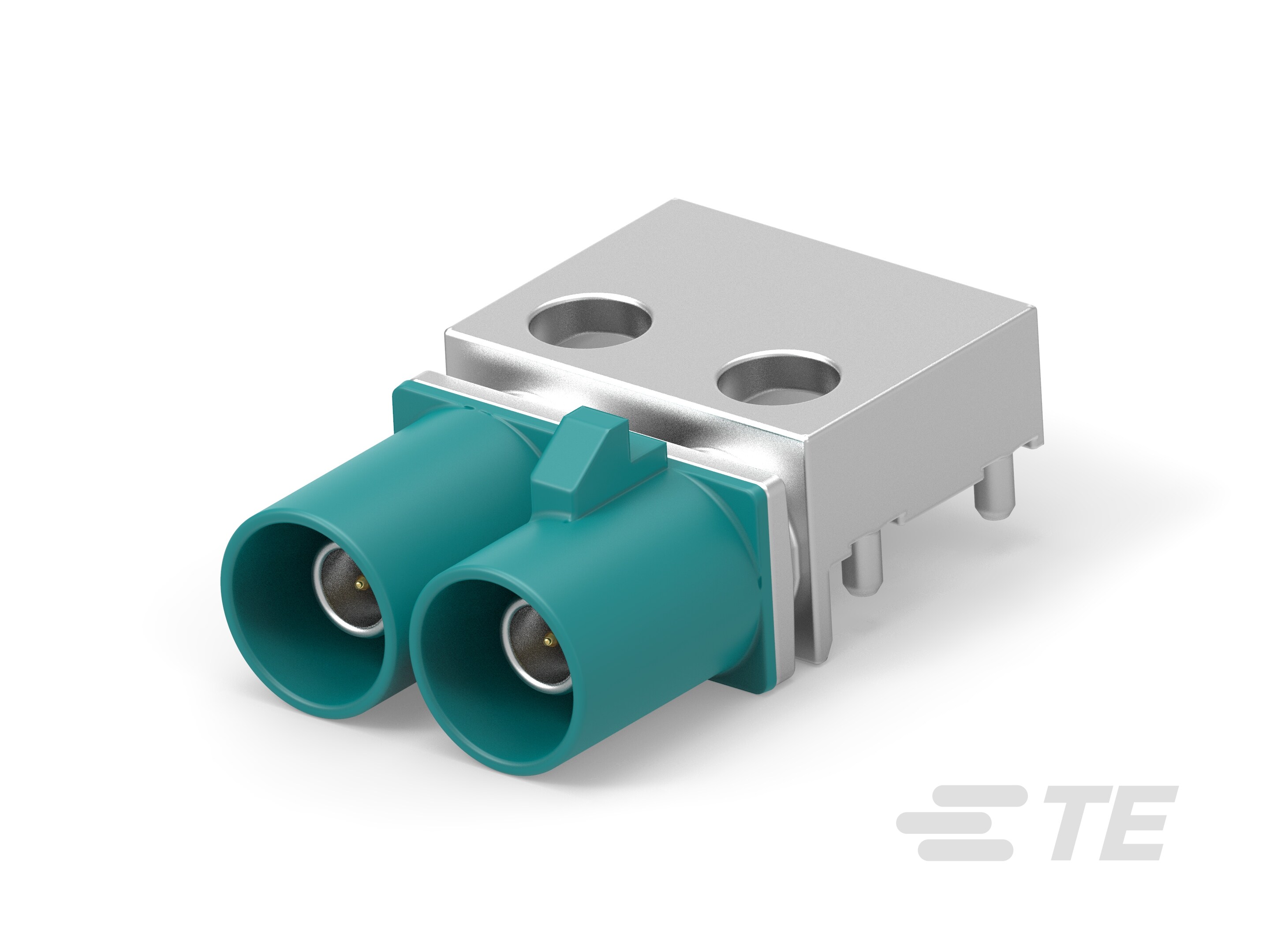 泰科TE 7-2287923-0 2位缆对板边缘安装50Ω信号连接器 现货