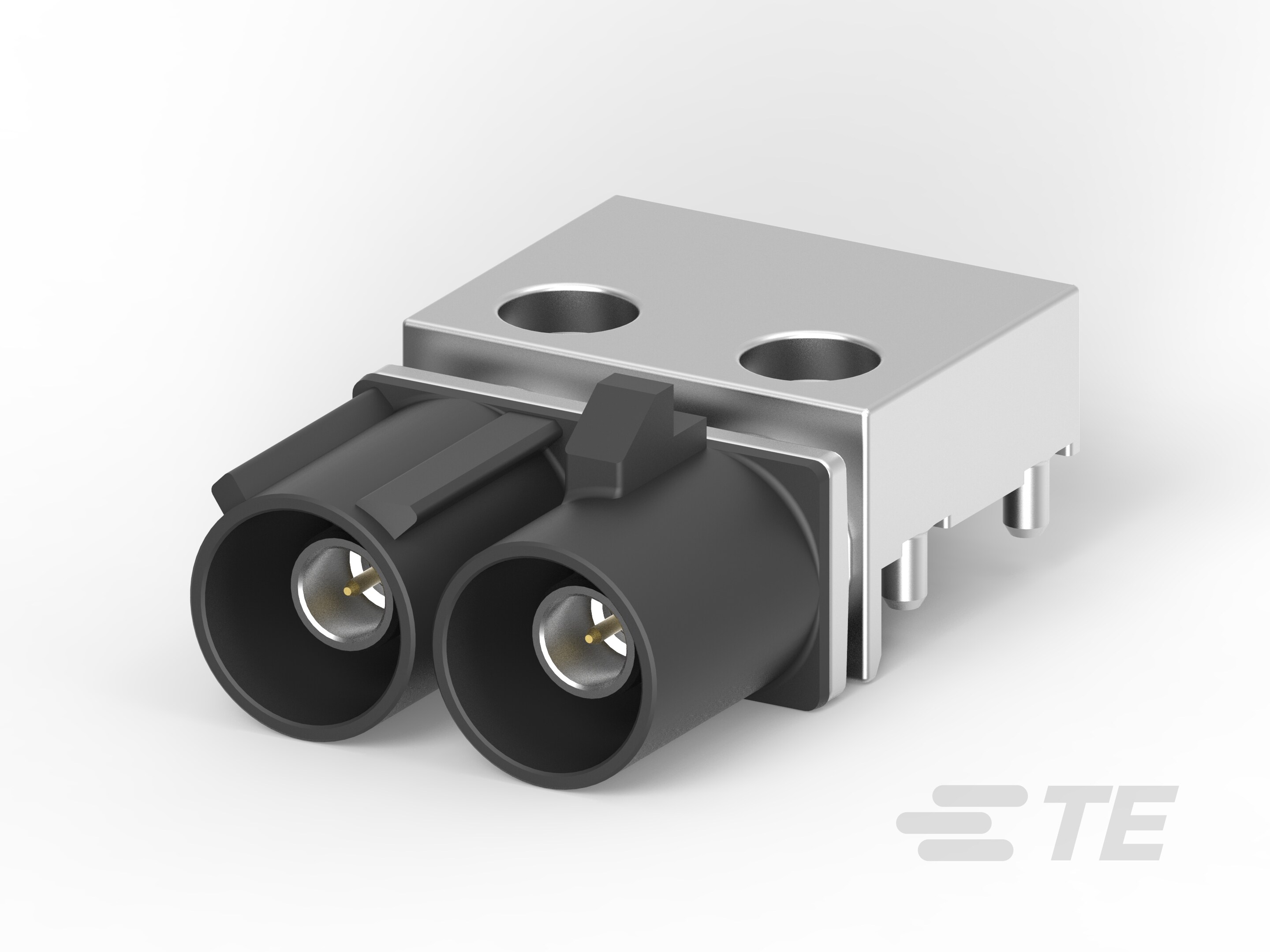 TE 2287923-1 缆到板连接器 2位 50Ω 射频 屏蔽 现货