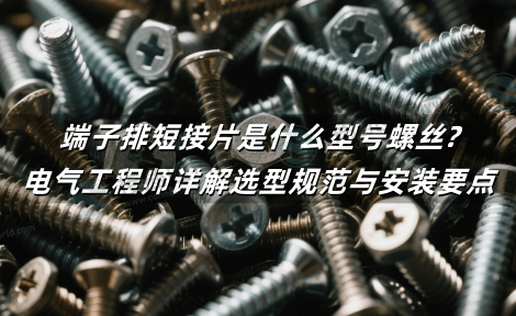 端子排短接片是什么型号螺丝?电气工程师详解选型规范与安装要点