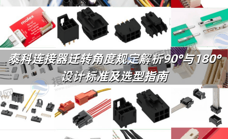 泰科连接器迁转角度规定解析90°与180°设计标准及选型指南
