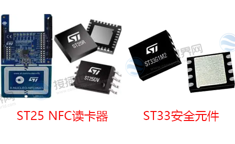 ST25 NFC读卡器与ST33安全元件
