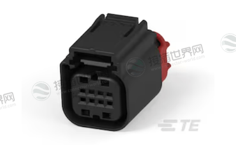 泰科1411001-1 8位母端子护套0.64mm防水端子 线对线信号连接器