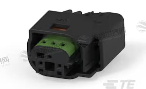 泰科1379729-1 3位母端子护套 0.64mm端子线对线信号连接器