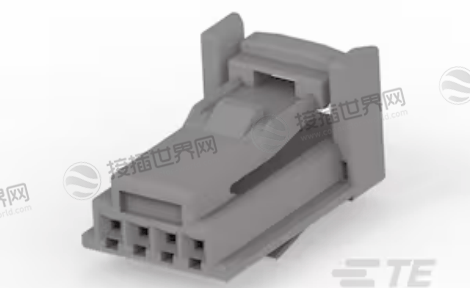 泰科1379658-2 4位母端子护套单排2.2mm间距线对线信号连接器