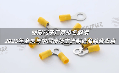 圆形端子厂家排名解读：2025年全球与中国市场主流制造商综合盘点