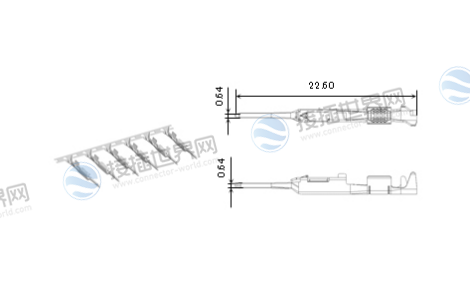 矢崎7195-0157-02 线束卡扣固定器 适配Metri-Pack 150 / YES Kaizen