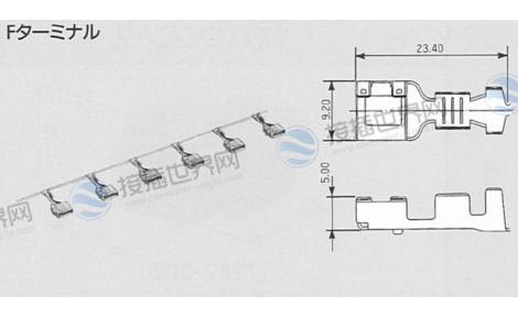 矢崎7116-6040 Metri-Pack 150密封端子 15A中型电流母头镀锡铜合金