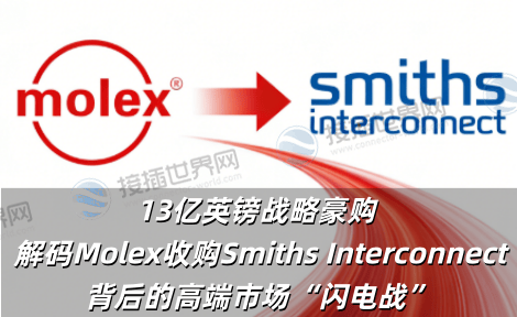 13亿英镑战略豪购 解码Molex收购Smiths Interconnect背后的高端市场“闪电战” 13亿英镑战略豪购 解码Molex收购Smiths Interconnect背后的高端市场“闪电战”