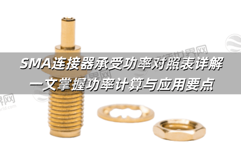 SMA连接器承受功率对照表详解 一文掌握功率计算与应用要点