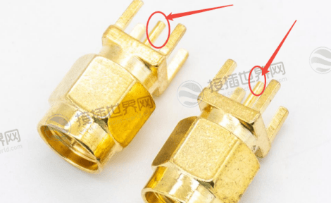 中心导体(信号引脚)的焊接端