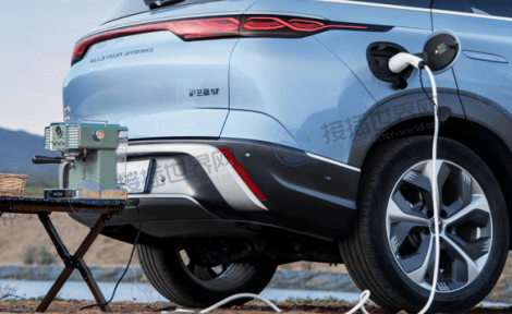 外接V2L(车辆对外放电)设备