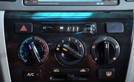 汽车空调控制面板总成