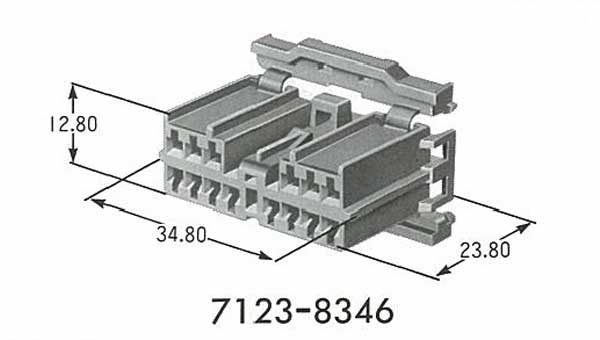 7123-8346连接器,7123-8346对应配件,7123-8346对应端子,7123-8346采购价格,7123-8346货源,7123-8346参数,7123-8346供应商,7123-8346结构图